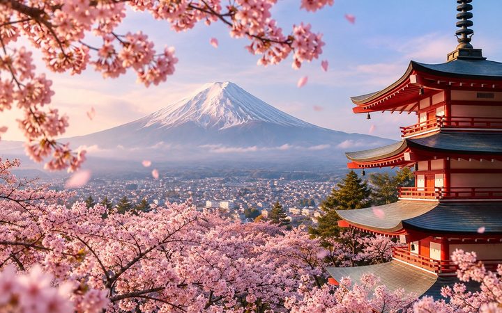 Kirschblüte im Frühling, Herbstlaub im November oder die ruhige Nebensaison: die vier Jahreszeiten Japans im Überblick, inklusive Blühkalender.