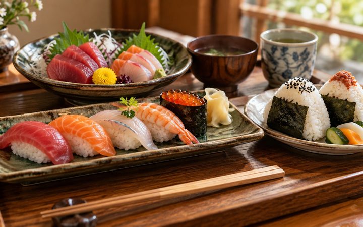 Gewürzter Reis, kein Reis oder ungewürzter Reis: Der zuverlässigste Weg, Sushi, Sashimi und Onigiri auf jeder Speisekarte sicher zu unterscheiden.