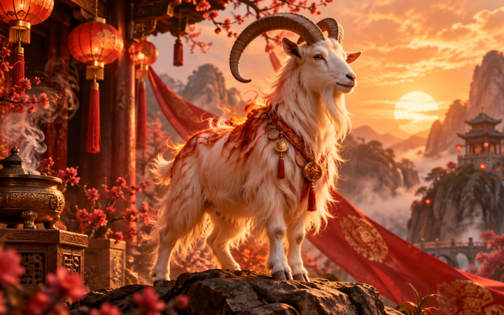 Chinesisches Horoskop 2027: Feuer-Ziege – Bedeutung für Liebe, Beruf, Geld, Gesundheit & Glück 2027