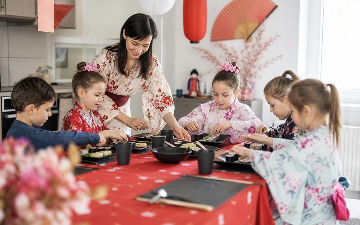 So organisiert man eine Kinderparty mit japanischem Thema