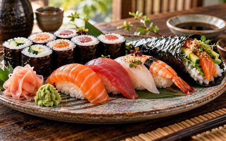 Sushi selber machen Schritt für Schritt: Reis, Rollen, Nigiri und Temaki – mit Fischkauf in Deutschland, Gefrierregel und den Fehlern, die jeder macht.