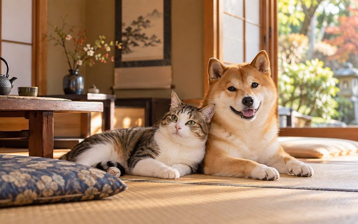 Japanische Tiernamen mit Bedeutung und Aussprache: 80 Namen für Katze und Hund, sortiert nach Fellfarbe, Charakter und Essen – und welche im Park funktionieren.